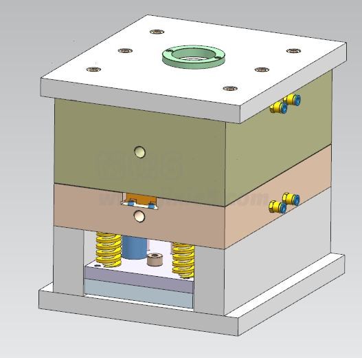 收纳盒3d注塑模具设计