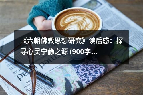 《六朝佛教思想研究》读后感：探寻心灵宁静之源 (900字)