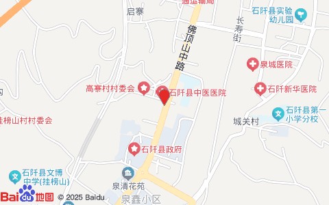 有机食品生活馆(佛顶山南路店)位置示意图