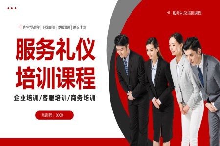 公司服务礼仪培训课件PPT