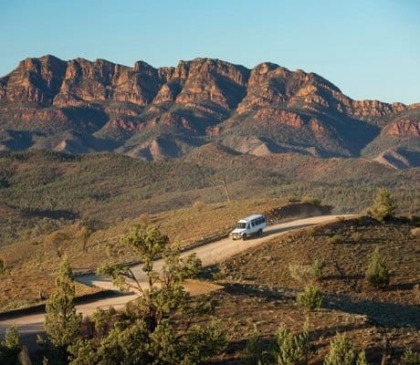 The epic martian like landscapes of flinders ranges are a different kind of luxury experience