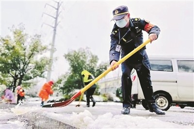 “抗雪防冻” 杭州在行动