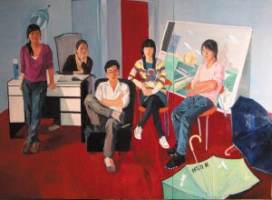 80后 布面油画 220×180cm 2012年