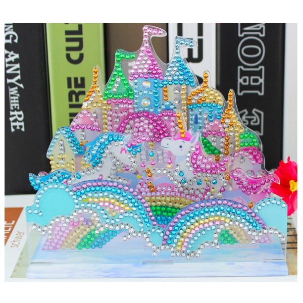 R- DIY Rhinestones Embroidery Cross Stitch Home Decor Art 3D Acrylic Diamond Painting Kits