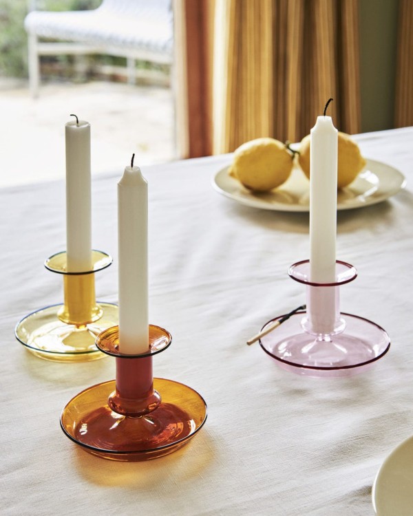 Candle, Candle holder, Lighting, Yellow, Table, Unity candle, Room, Oil lamp, Interior design, Furniture, 