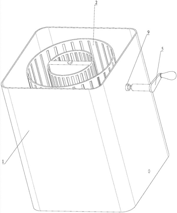 手摇衣物脱水桶的制作方法