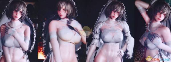 《上古卷轴5：天际重制版》2B花嫁婚纱MOD