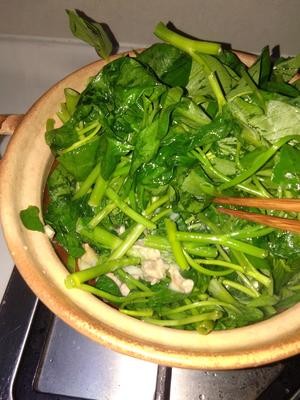 啫啫通菜（空心菜）的做法 步骤2