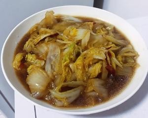 家常菜谱7⃣️-醋溜白菜（厨房小白都可以get的新技能）的做法 步骤6