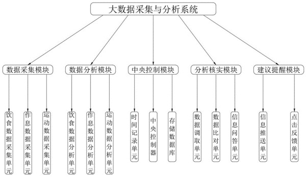 一种个人健康生活大数据采集与分析系统的制作方法