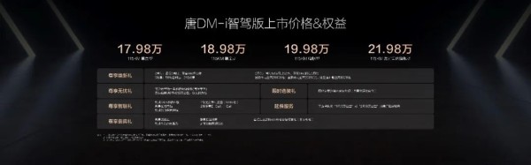 普及20万级家用SUV智驾 唐DM-i智驾版售17.98万起