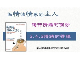 《情绪的管理》PPT精品课件下载