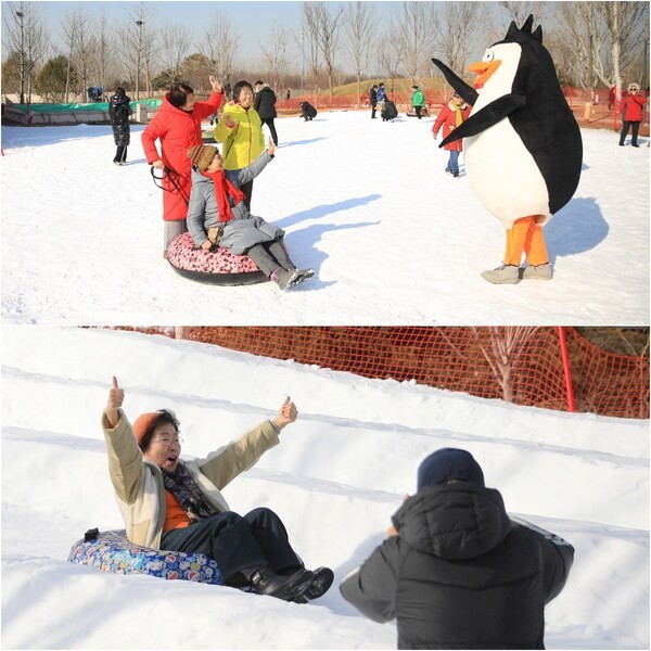 图1：乐成冬日冰雪“家”年华里“老朋友”的“新体验”