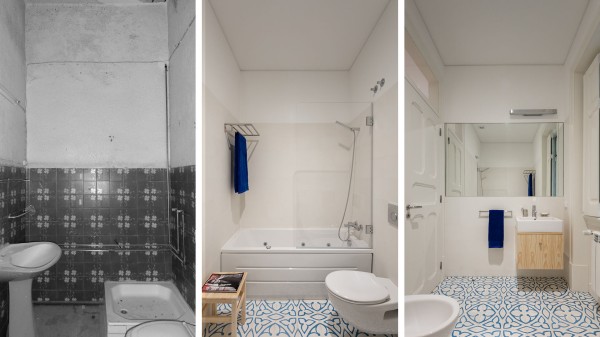 Apartamento MR — Bairro das Colónias, Lisboa, FMO ARCHITECTURE FMO ARCHITECTURE 浴室