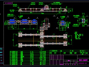 铝型材上料架输送带CAD图纸