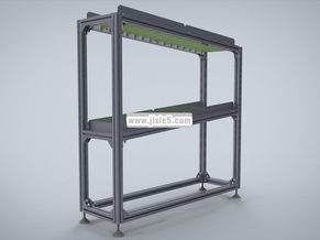 自动化生产线物料架SolidWorks设计