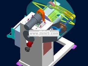 卷料放料架STP文档SolidWorks设计