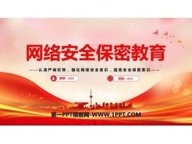 《网络安全保密教育》PPT班会课件