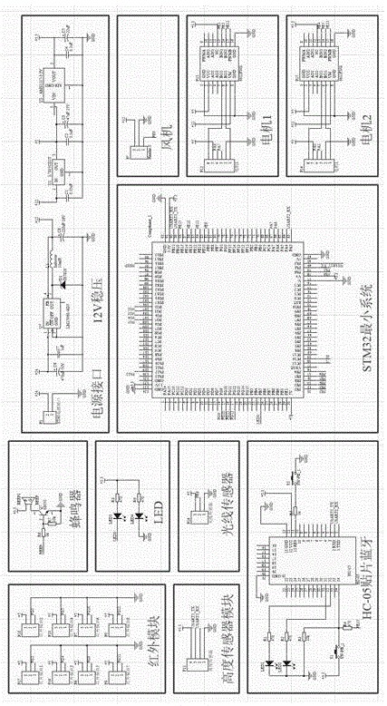 一种基于STM32单片机的家用智能窗户清洁机器人的制作方法