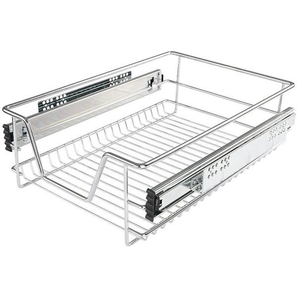 Kitchen Accessories Kitchen Cabinet Stainless Steel Pull Out Dish Drying Rack Kitchen Baskets Pantry Organizer