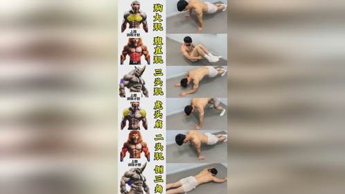 居家徒手上肢训练计划（每个动作4组每组15次组间休息30秒）