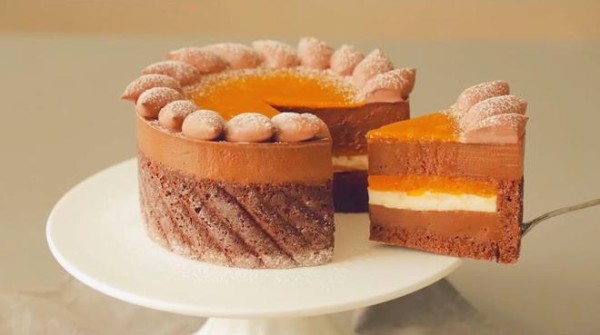 蜜桔夏洛特蛋糕Charlotte Cake的做法