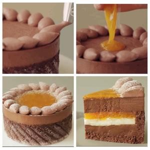 蜜桔夏洛特蛋糕Charlotte Cake的做法 步骤7