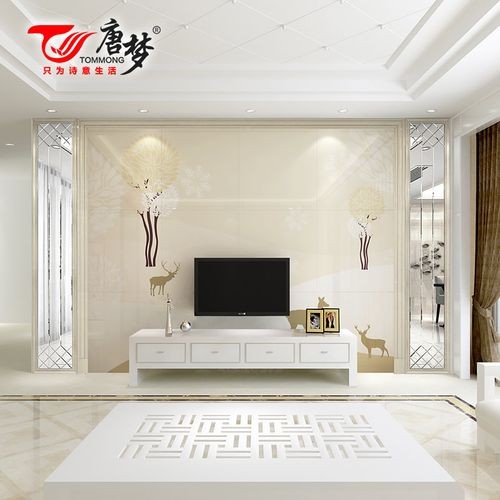 现代简约瓷砖电视背墙效果图615 店唐梦旗舰店