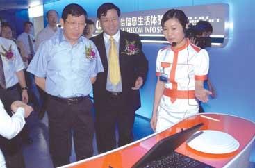 上海电信信息生活体验馆尝鲜行