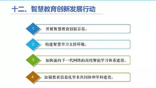 一张图看懂《教育信息化2.0行动计划》