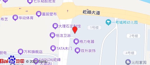 德国威能舒适生活体验馆(屹峰大道店)位置示意图