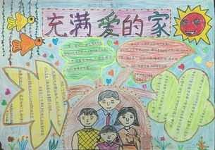争做有为居家族手抄报 居家安全手抄报