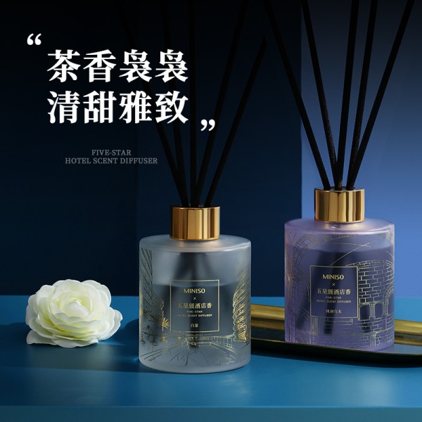名创优品五星级酒店无火香薰精油卧室厕所