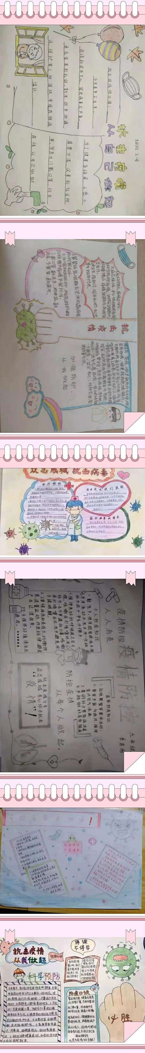 唐县罗庄乡中学手抄报展示