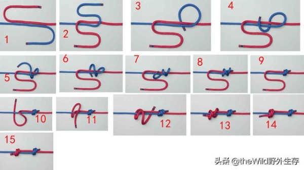 户外生存技能：如何打一个安全的绳结。收藏吧，生活中你会用得到