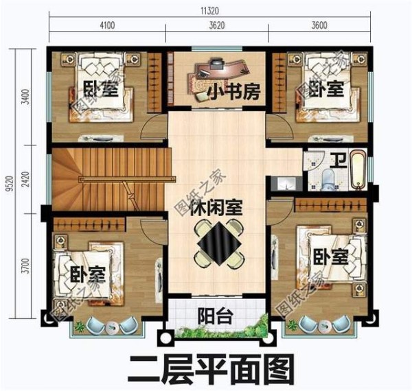 现代化简洁的住宅设计图，新时代自建房，舒适的生活体验