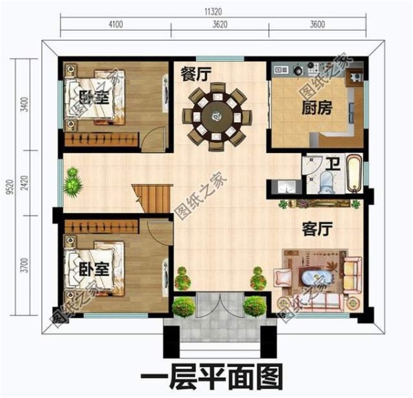 现代化简洁的住宅设计图，新时代自建房，舒适的生活体验