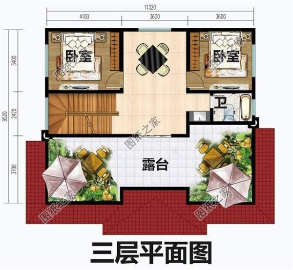 现代化简洁的住宅设计图，新时代自建房，舒适的生活体验