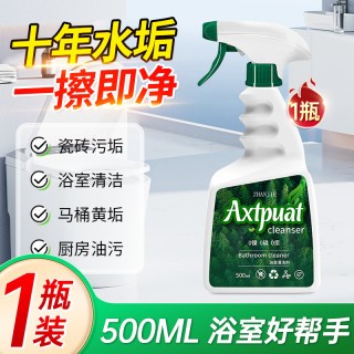 ZHANJIE 浴室专用清洁剂玻璃水龙头马桶除水垢厕所瓷砖淋浴房强力去污神器