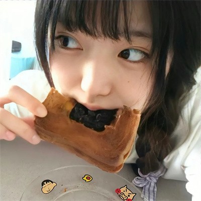 内心非常平和的美好女生头像