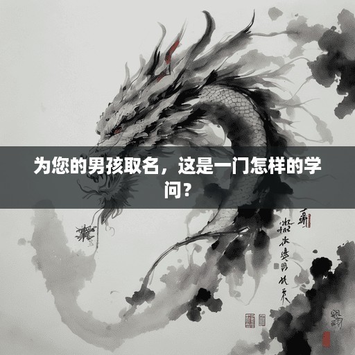 为您的男孩取名，这是一门怎样的学问？