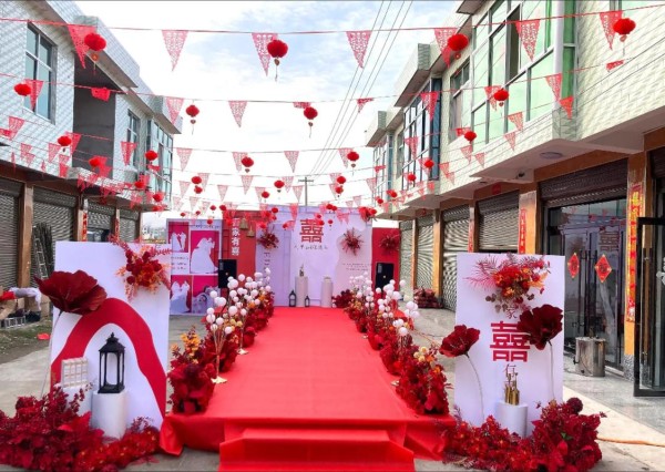 农村喜宴 场景布置 备婚日常 婚庆现场 从婚纱照到婚 