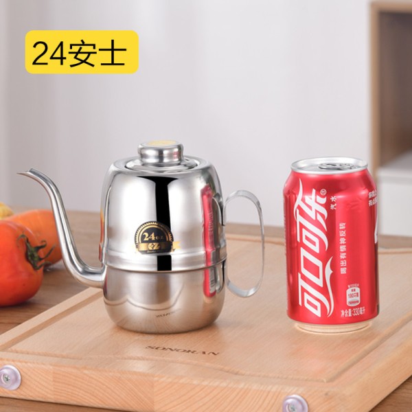 不锈钢油壶家用调味瓶酱油瓶倒油壶厨房用品装醋调味壶防漏大容量 带滤网24安士【1斤装】_260