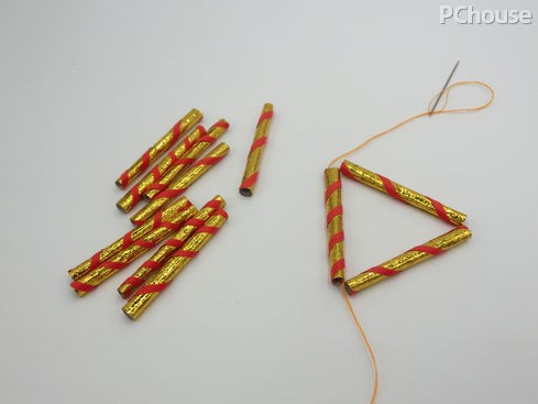 可爱吊饰DIY教程 喜庆洋洋南瓜爆竹