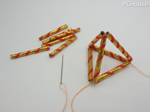可爱吊饰DIY教程 喜庆洋洋南瓜爆竹