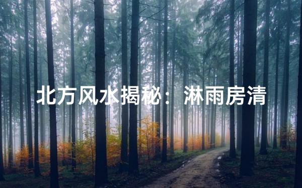 北方风水揭秘:淋雨房清洁无忧之谜