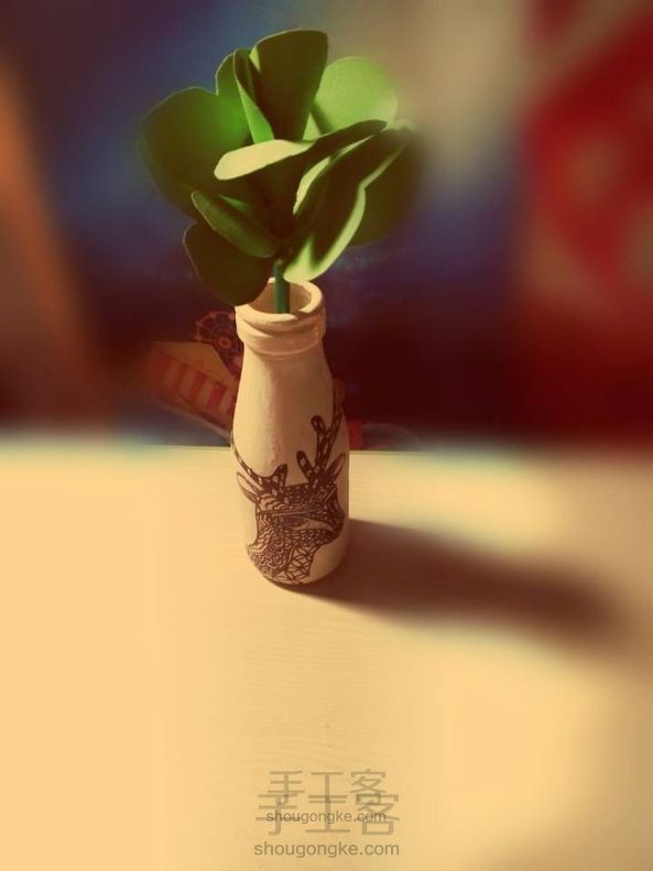 超简单花瓶摆件制作教程