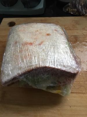 5分钟早餐之全麦鸡胸肉三明治的做法 步骤8