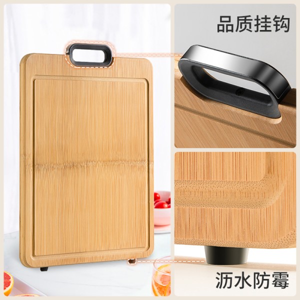 整竹切菜板家用厨房烘焙精灵实木砧板加厚大号面板菜板