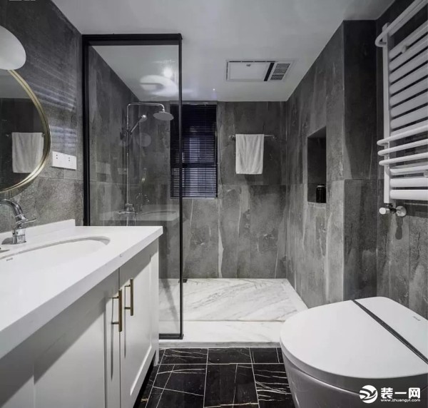 洗手间干湿分离设计效果图